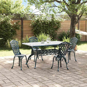 Vrtni set za objed 5 pcs Zelena Aluminij