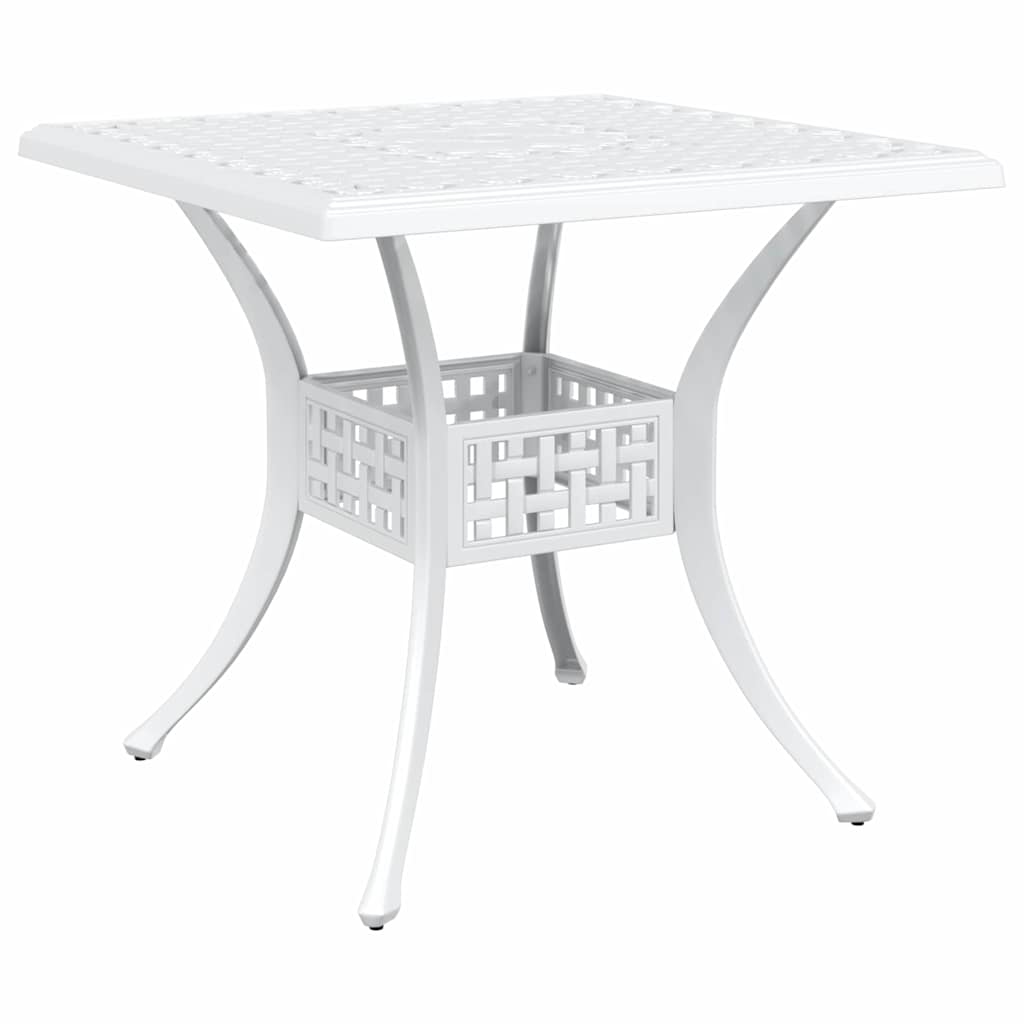 Set vrtnih stolova 3 pcs Bijelo Liveni aluminij