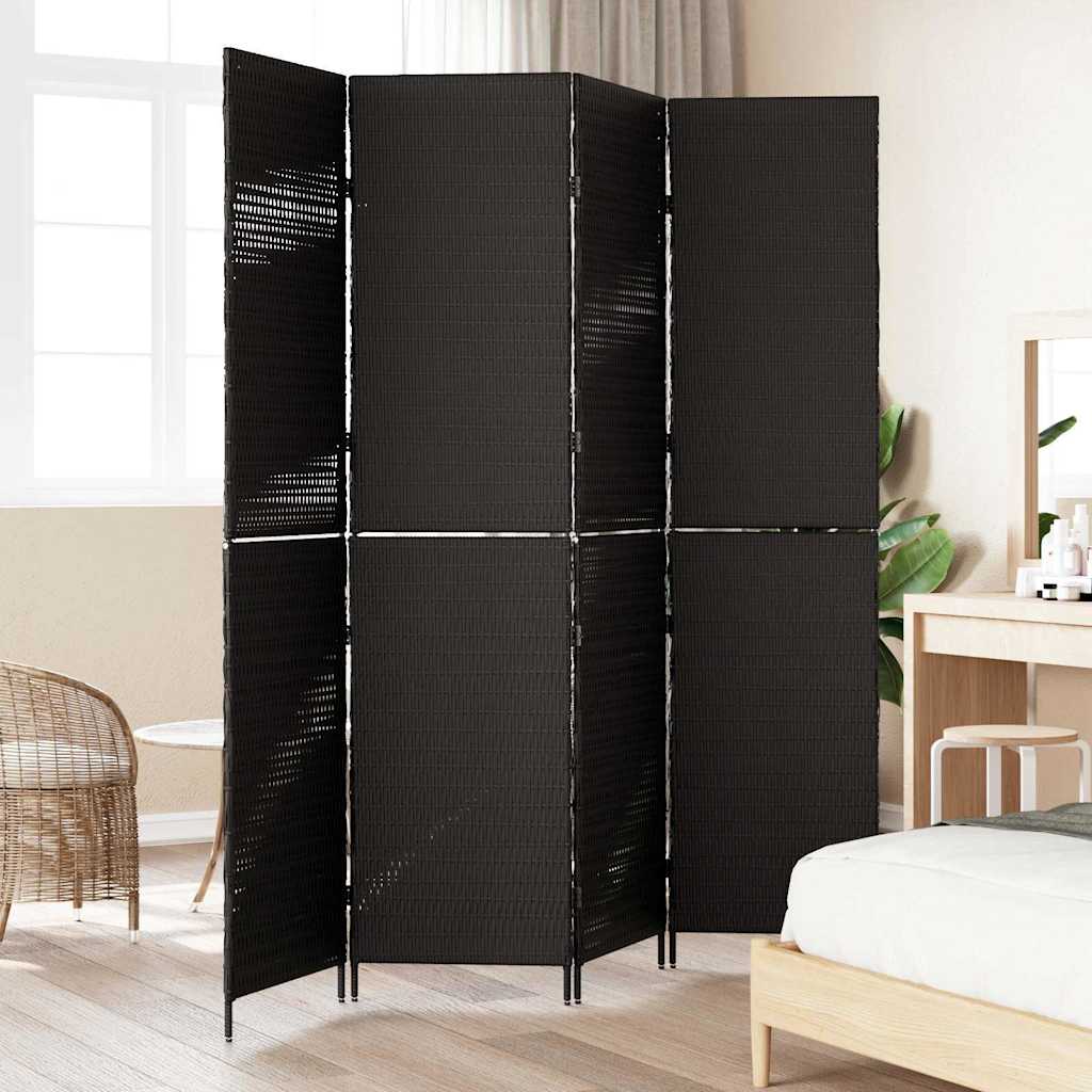 Pregradna pregača Crna 195 x 180 cm poliratan