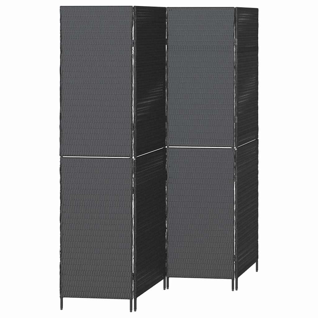Pregradna pregača Crna 195 x 180 cm poliratan