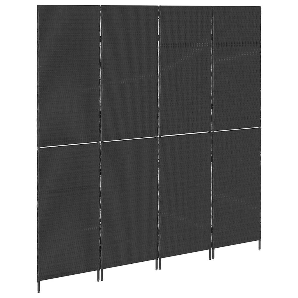 Pregradna pregača Crna 195 x 180 cm poliratan