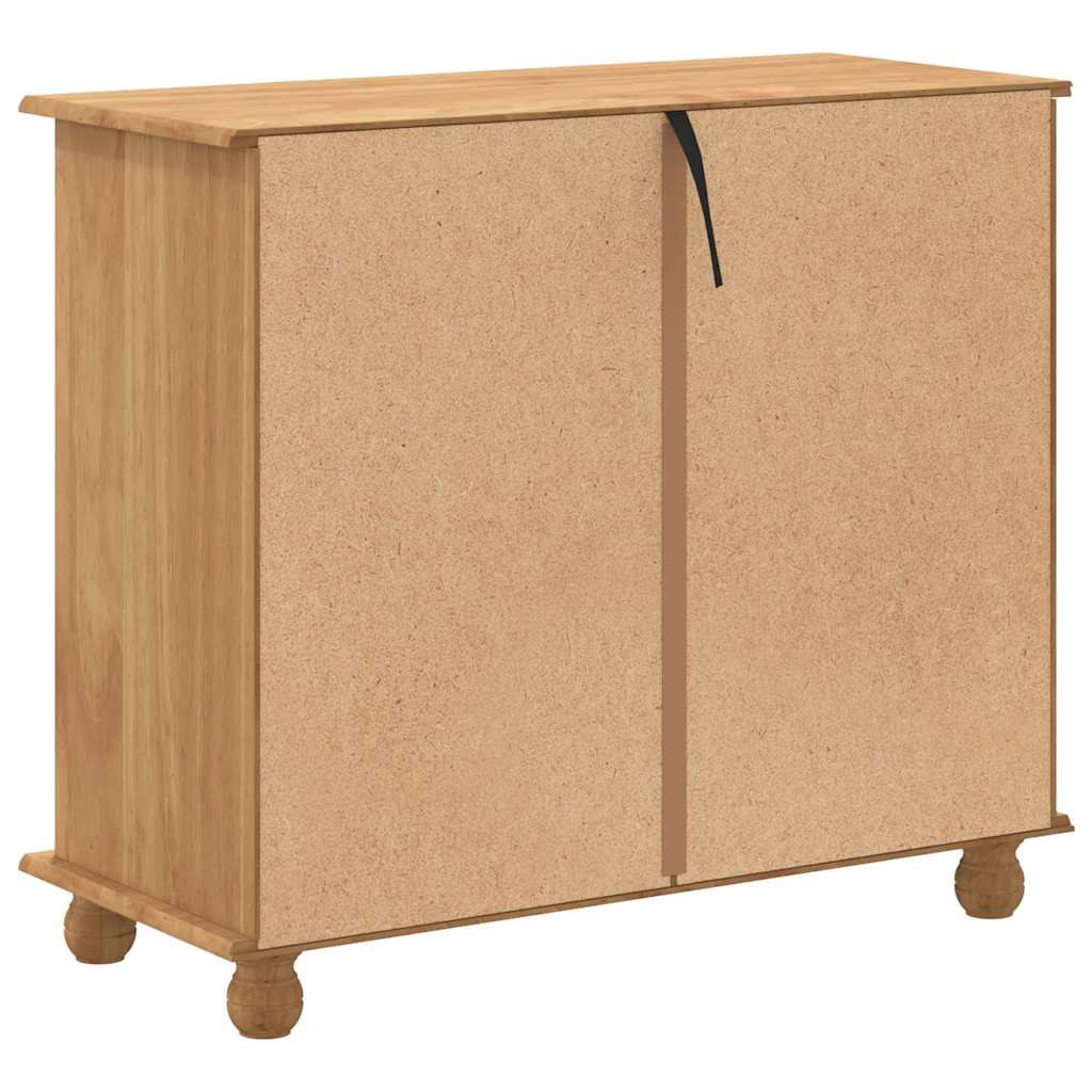 Komoda ASKIM Smeđa 91 x 40 x 79 cm Čvrsto borovo drvo