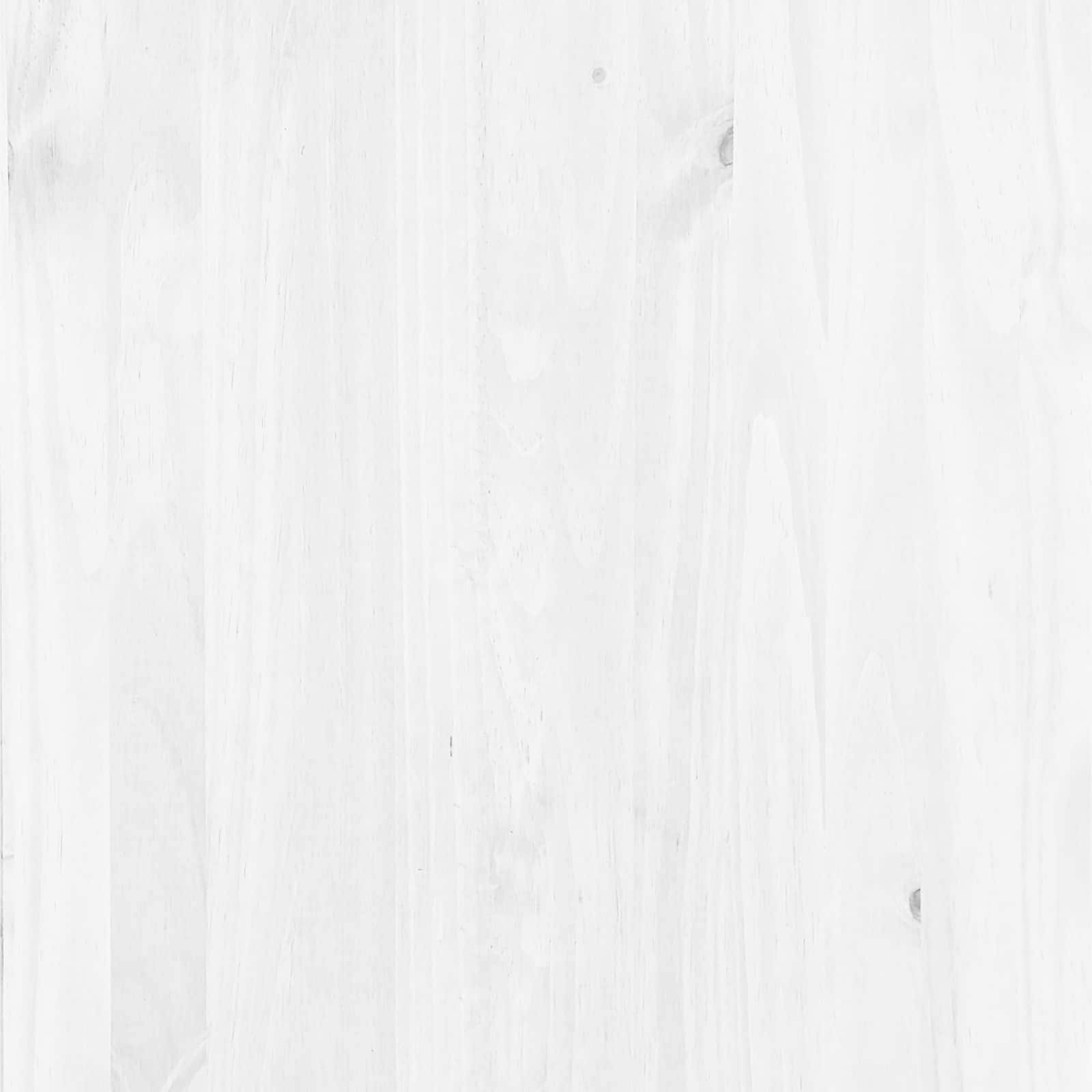 Komoda ASKIM Bijelo 79 x 40 x 133,5 cm Čvrsto borovo drvo