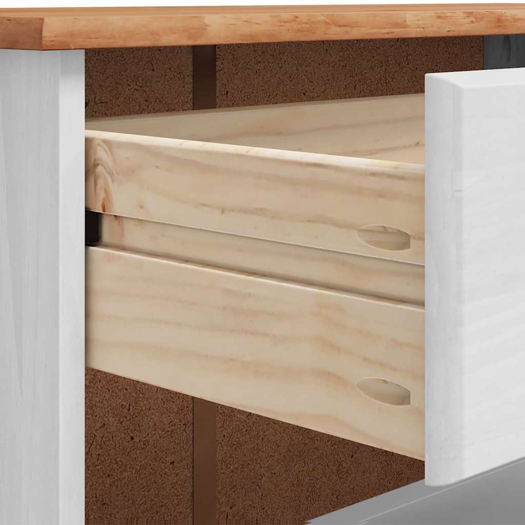 Ormar za cipele s ladicama ASKIM Bijelo 85 x 35 x 108 cm