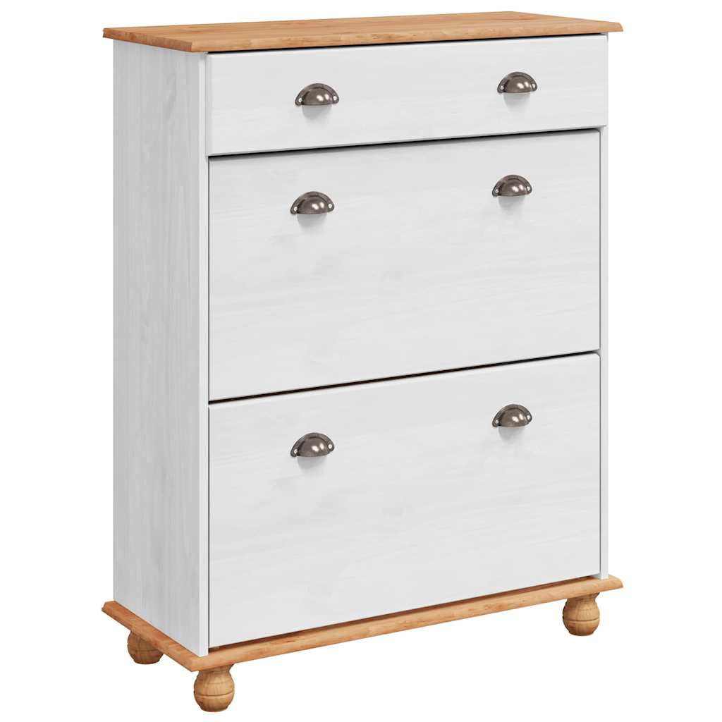 Ormar za cipele s ladicama ASKIM Bijelo 85 x 35 x 108 cm