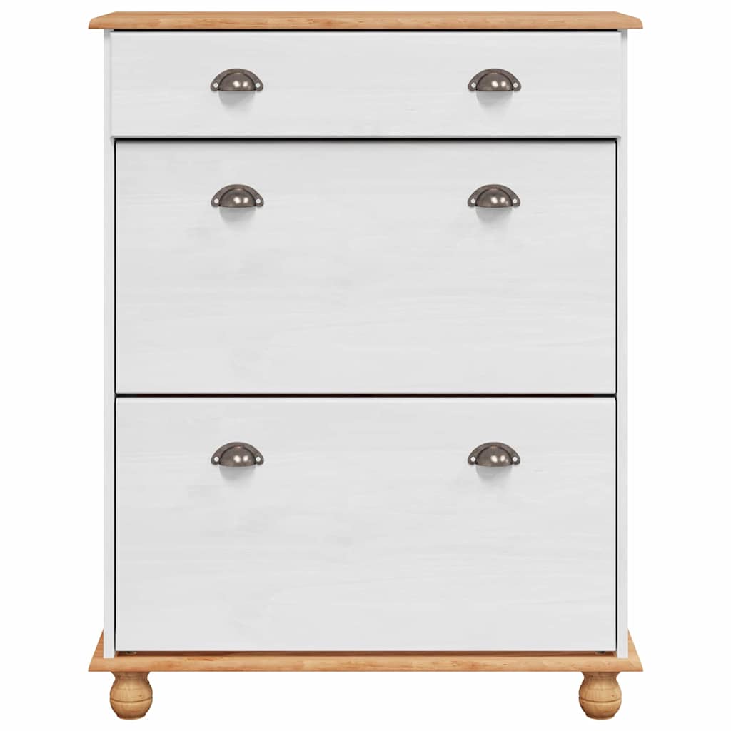 Ormar za cipele s ladicama ASKIM Bijelo 85 x 35 x 108 cm
