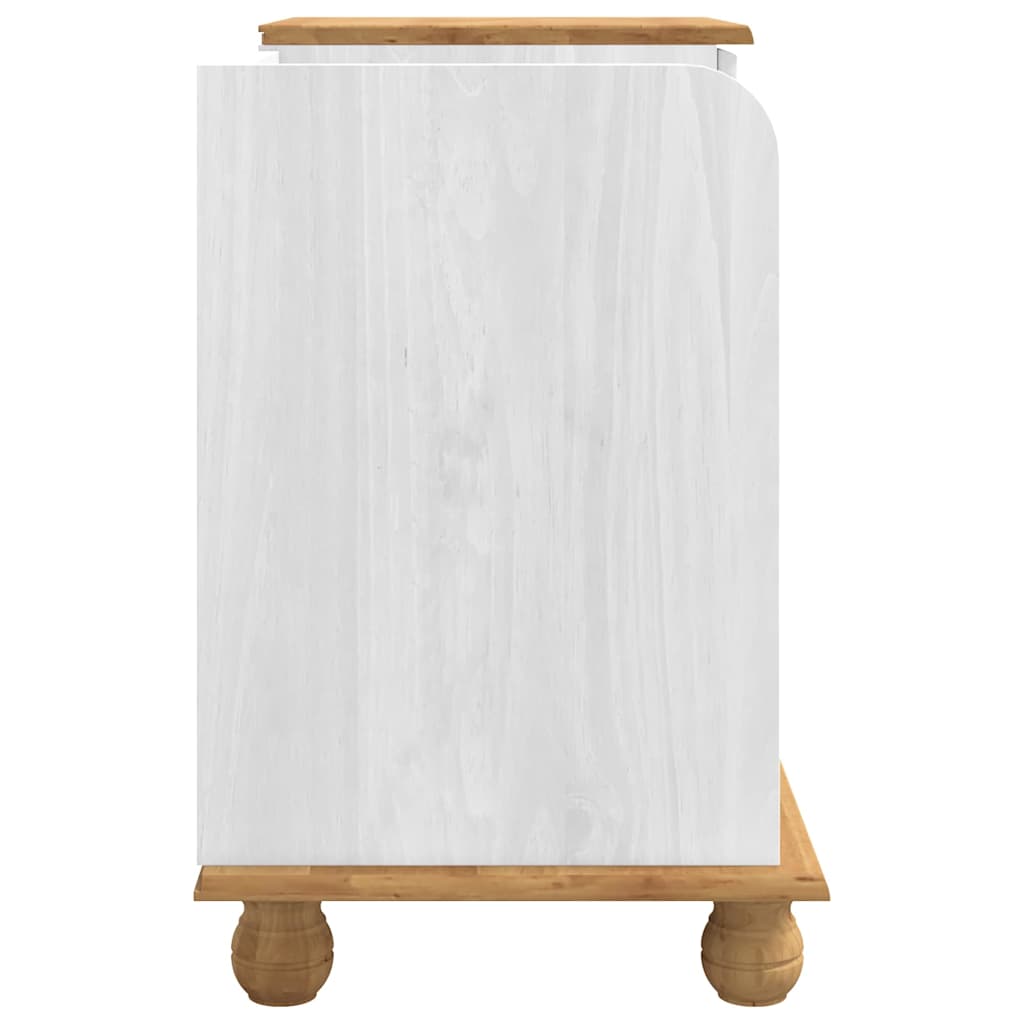 Klupa za pohranu s ladicama ASKIM Bijelo 100 x 39 x 62 cm