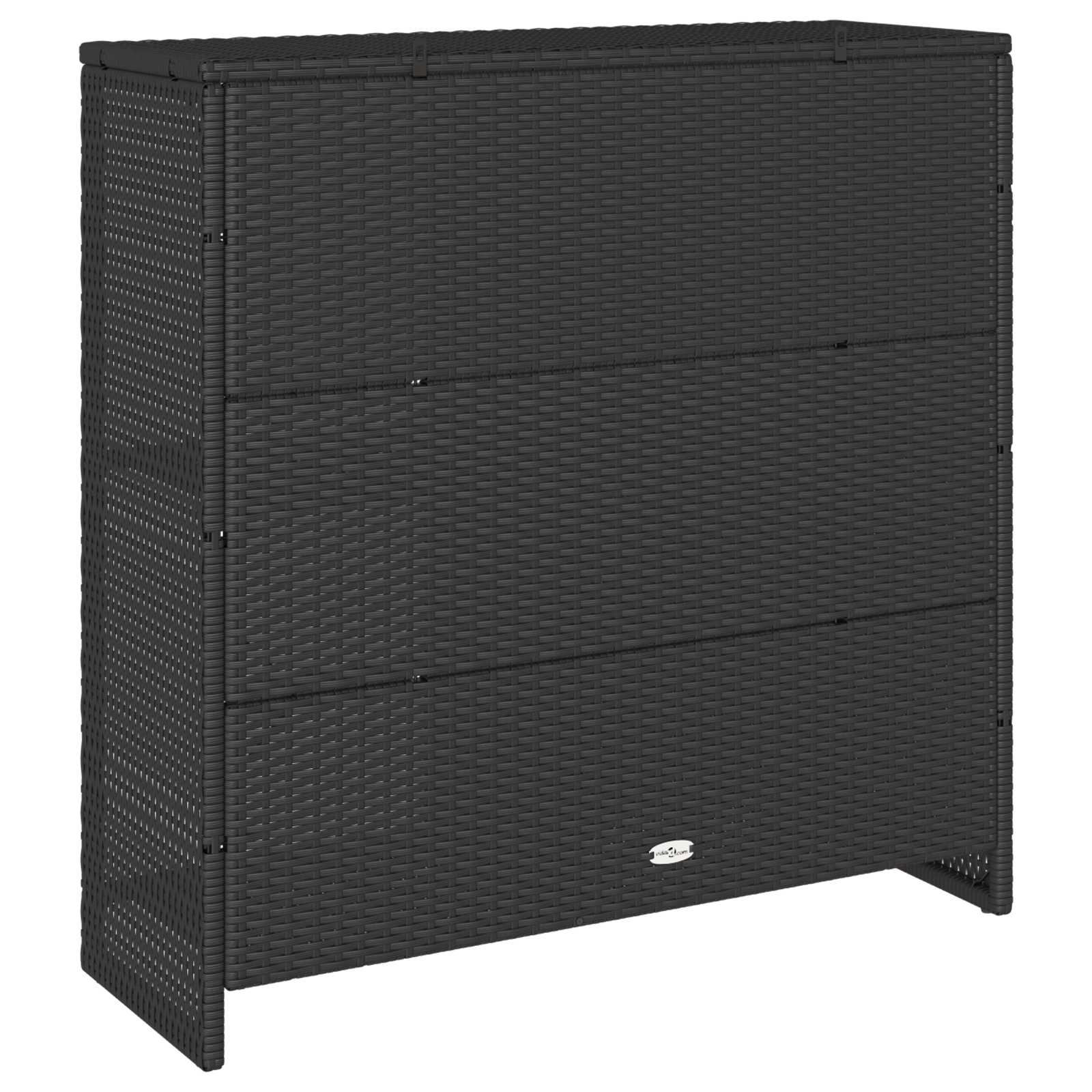Ormarić za pohranu s policom Crna 100 x 36 x 102 cm Ratan