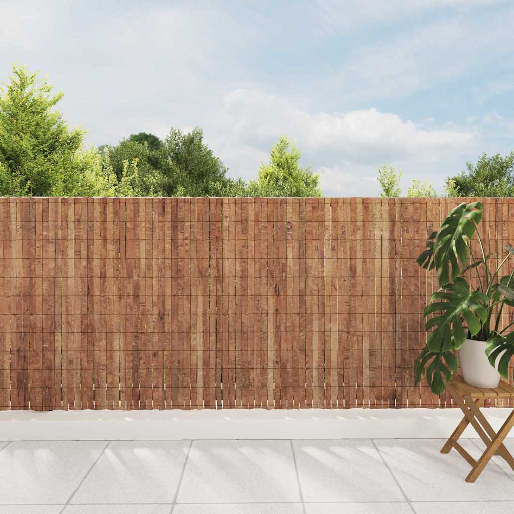 Ograda od kore drveta Smeđa 400 x 125cm Kora