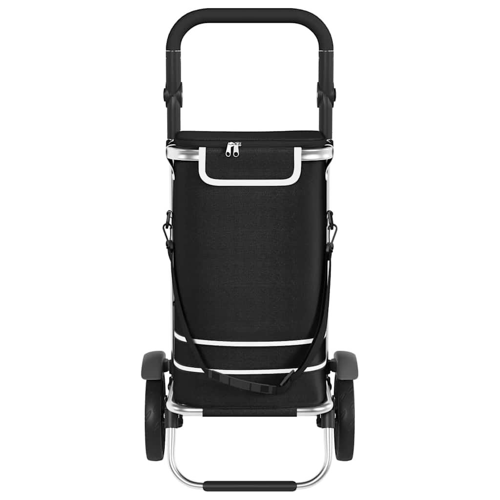 Kolica za kupovinu Crna 36,5 x 46,5 x 100,5 cm Oxford tkanina