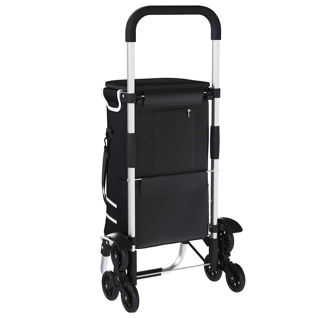 Kolica za kupovinu Crna 47 x 39 x 100,5 cm Oxford tkanina