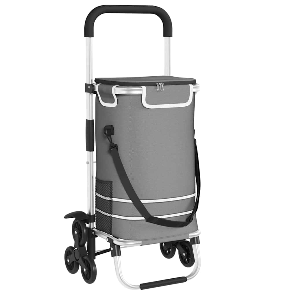 Kolica za kupovinu Siva 47 x 39 x 100,5 cm Oxford tkanina