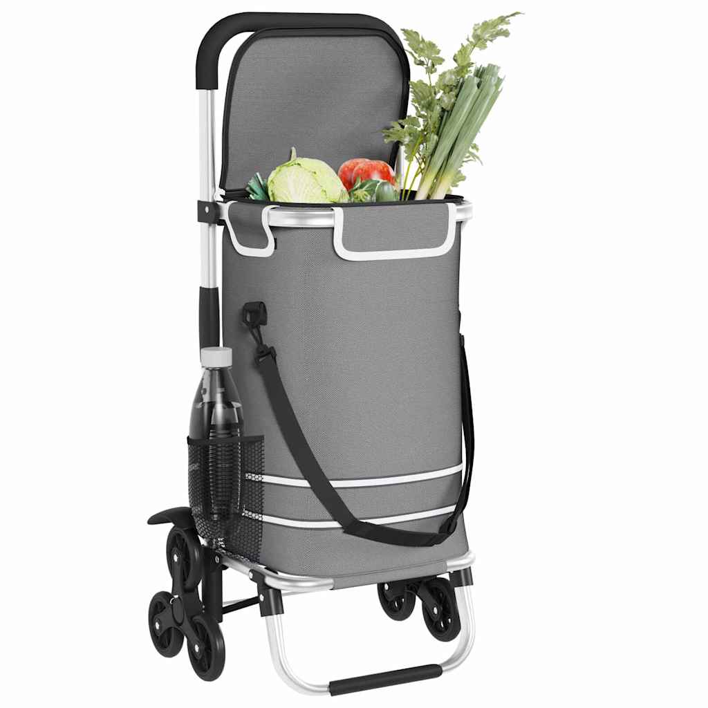 Kolica za kupovinu Siva 47 x 39 x 100,5 cm Oxford tkanina