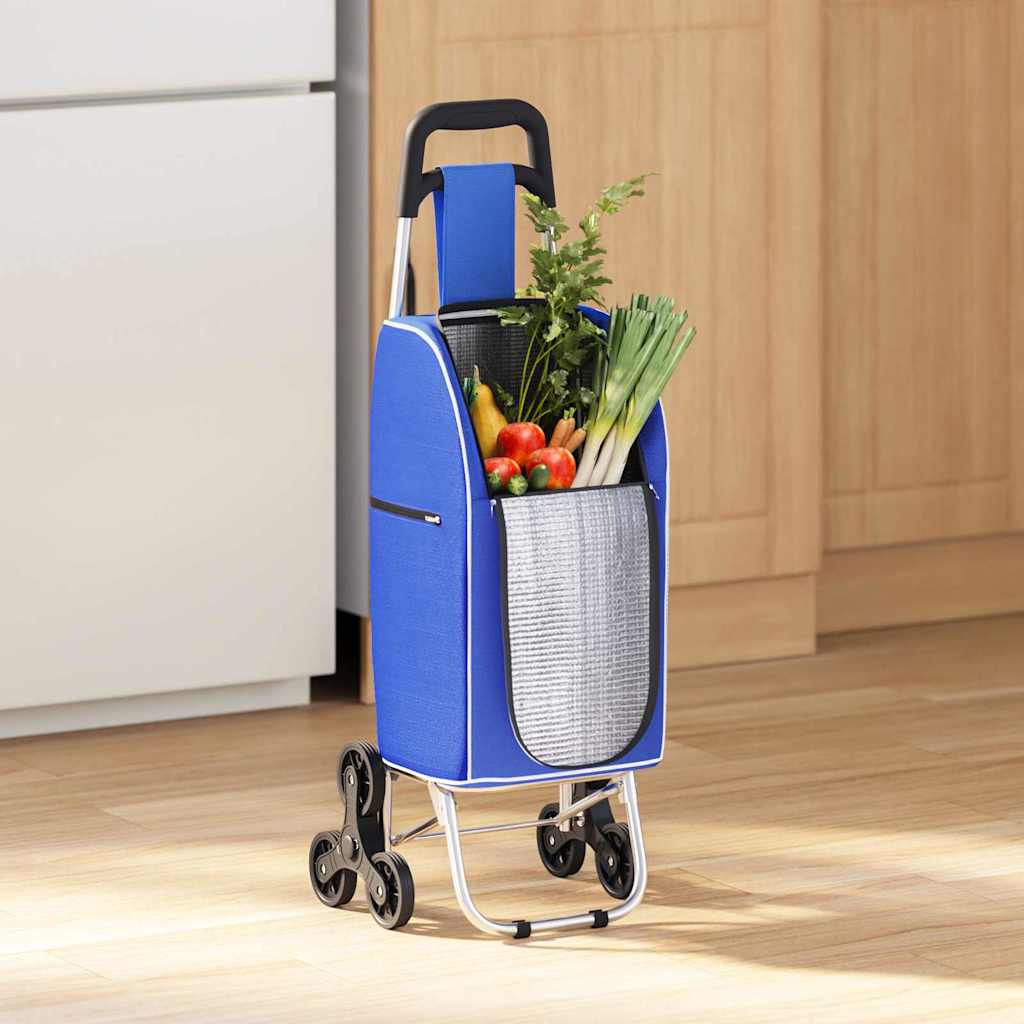 Kolica za kupovinu Plava 39,5 x 33 x 93 cm Oxford tkanina