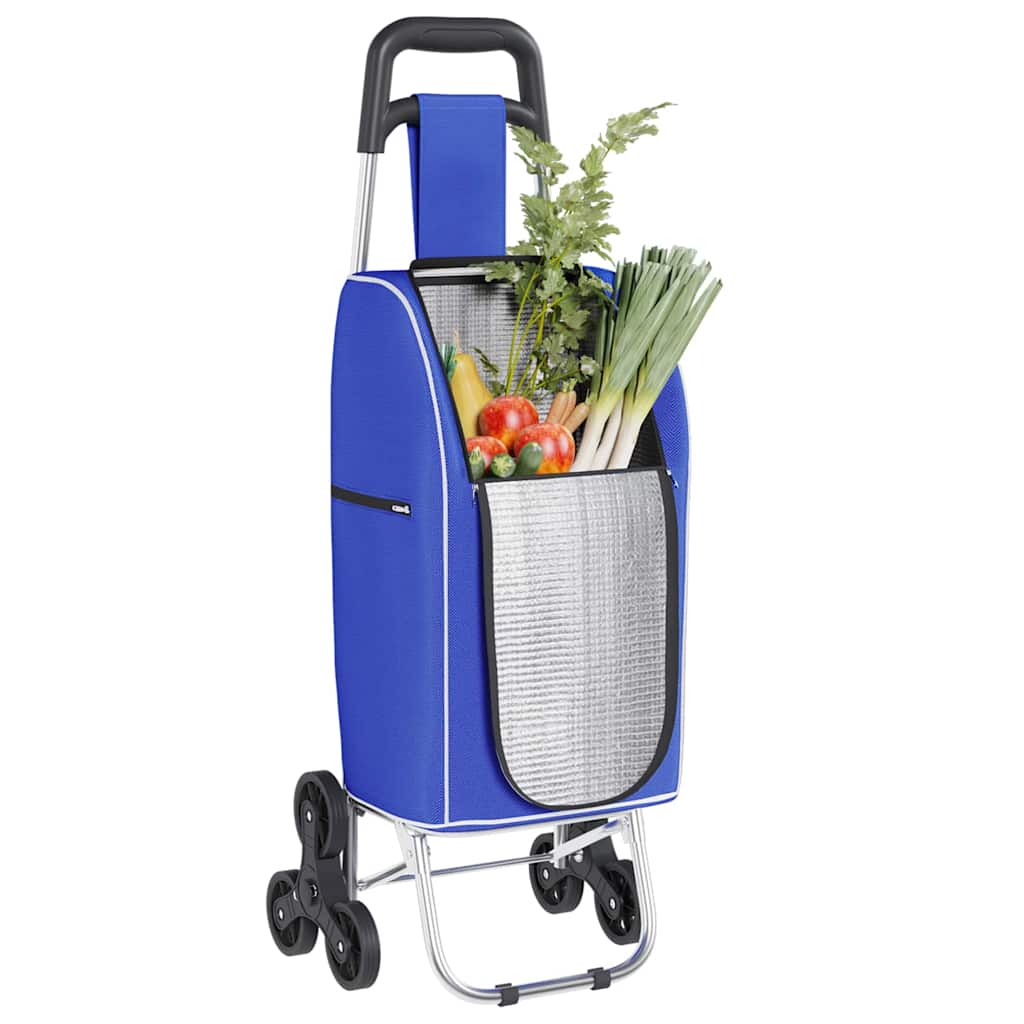 Kolica za kupovinu Plava 39,5 x 33 x 93 cm Oxford tkanina