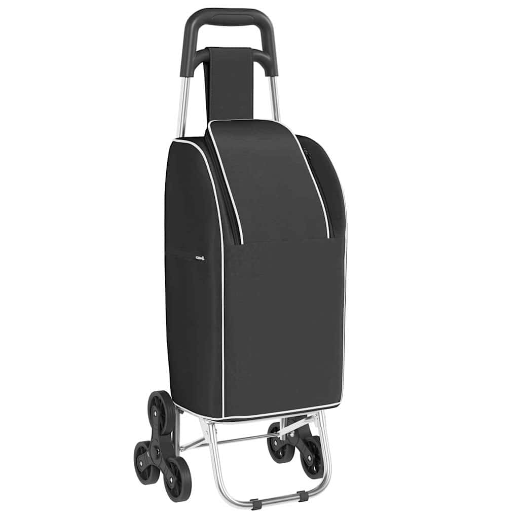 Kolica za kupovinu Crna 39,5 x 33 x 93 cm Oxford tkanina