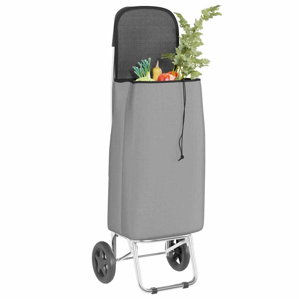 Kolica za kupovinu Siva 35 x 28 x 92 cm Oxford tkanina