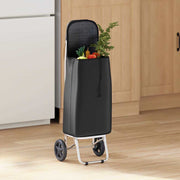 Kolica za kupovinu Crna 35 x 28 x 92 cm Oxford tkanina