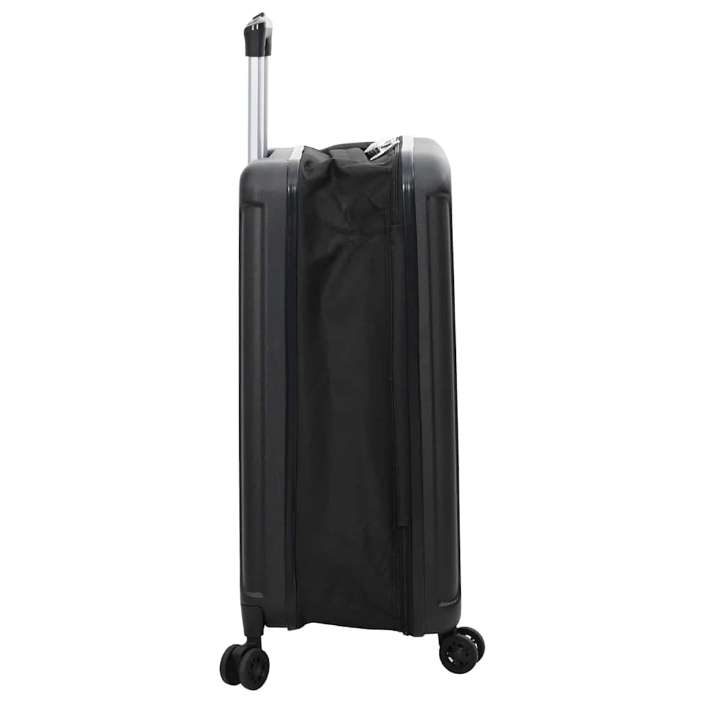 Kofer s zaključavanjem Crna 34 x 23 x 55.5 cm ABS plastika