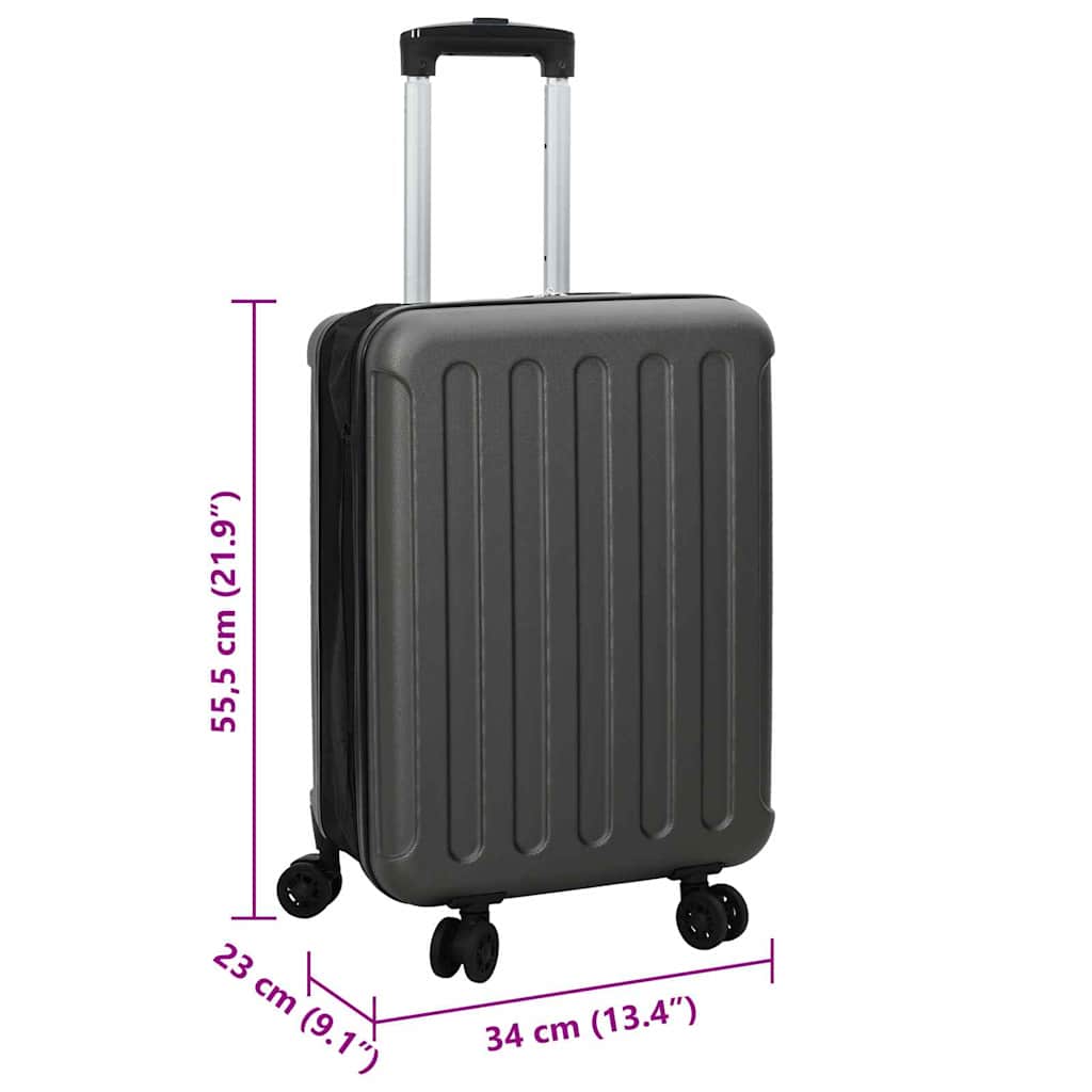 Kofer Tamno siva 34 x 23 x 55.5 cm ABS plastika