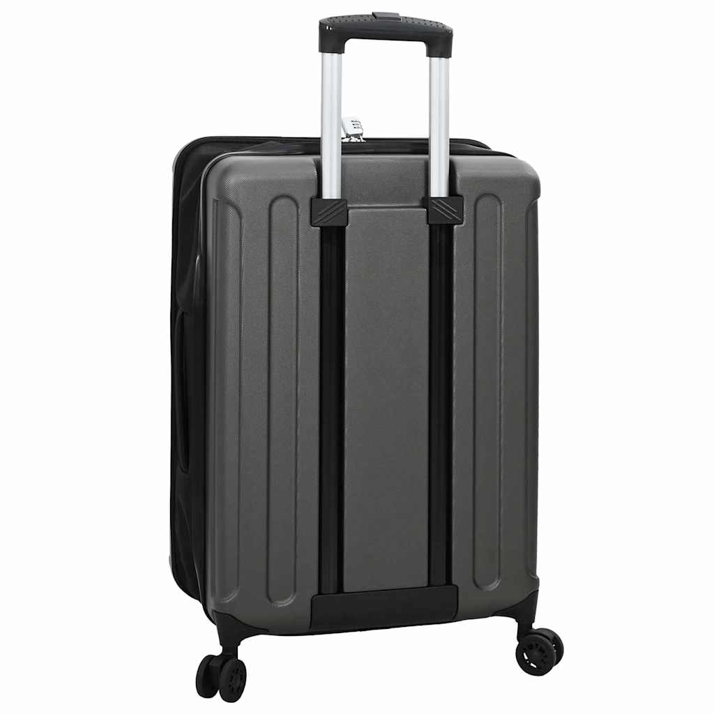 Kofer s zaključavanjem Tamno siva 43 x 27 x 66 cm ABS plastika