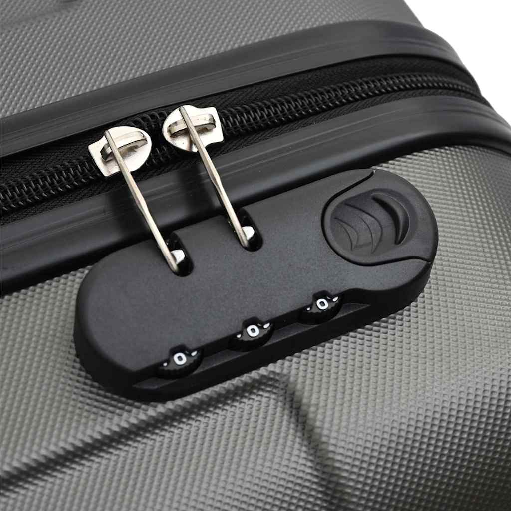 Kofer 3 pcs Tamno siva 50 x 31 x 78 cm ABS plastika