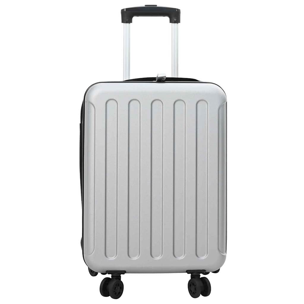 Kofer s zaključavanjem Srebrno 34 x 23 x 55.5 cm ABS plastika