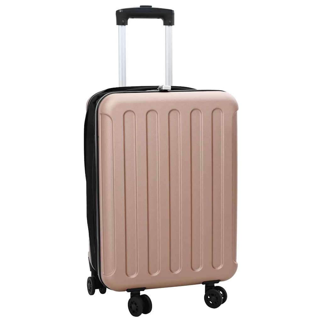 Kofer ružičasto zlatna 34 x 23 x 55.5 cm ABS plastika