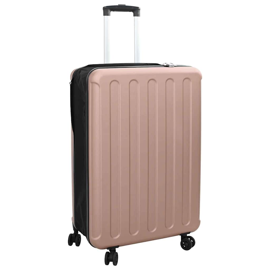 Kofer ružičasto zlatna 50 x 30 x 76 cm ABS plastika
