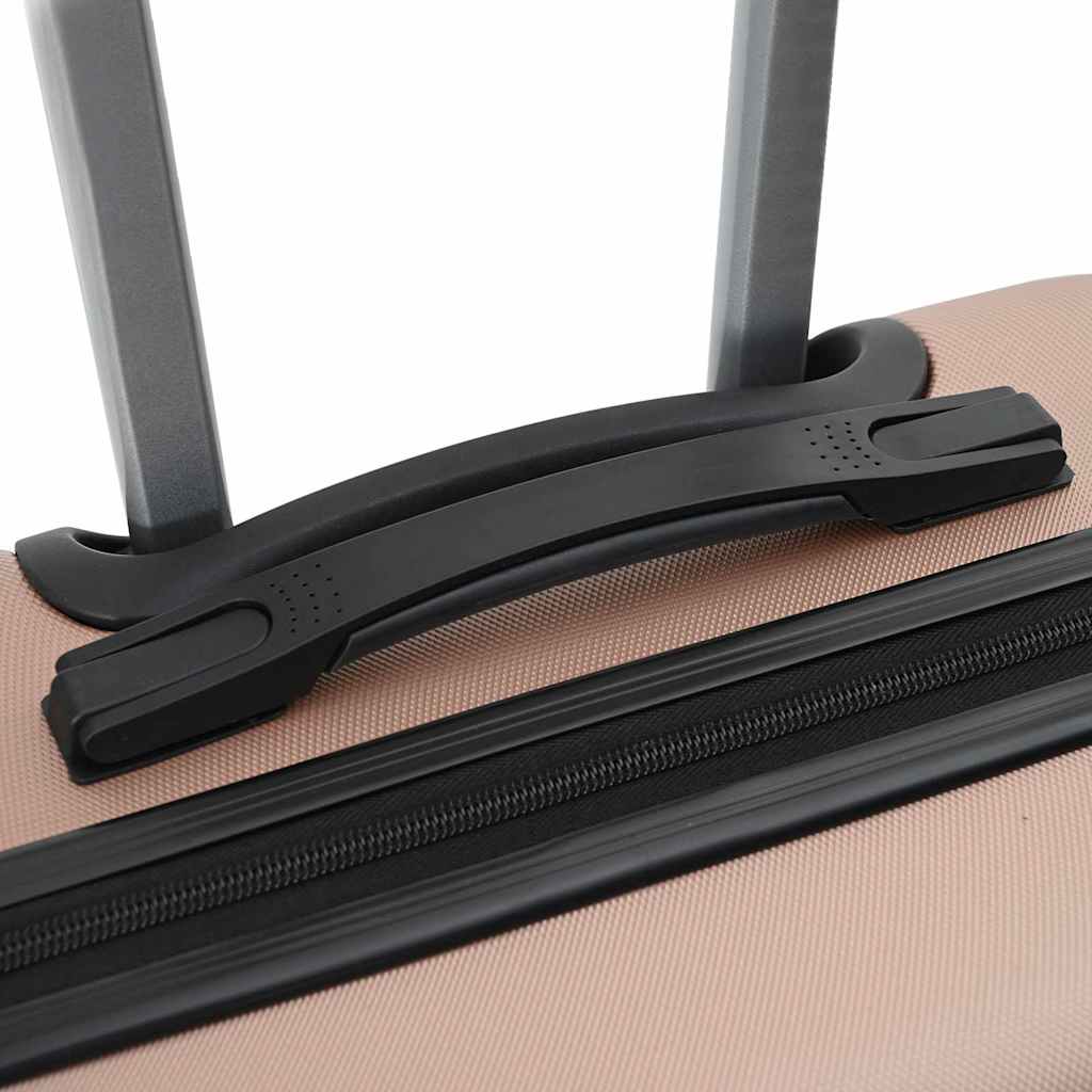 Kofer 3 pcs Ružičasto zlatni 50 x 31 x 78 cm ABS plastika