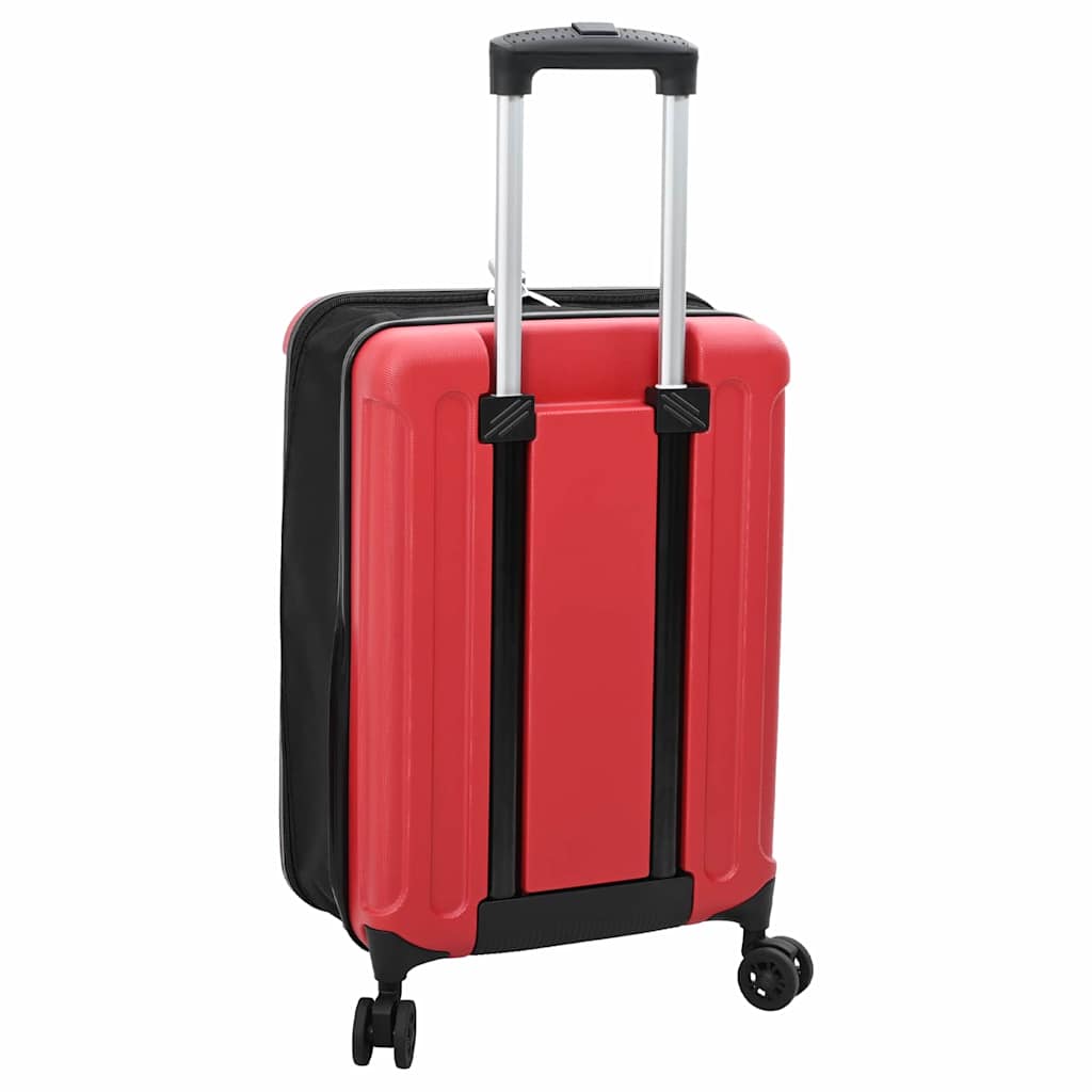 Kofer s zaključavanjem Crvena 34 x 23 x 55.5 cm ABS plastika