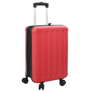 Kofer s zaključavanjem Crvena 43 x 27 x 66 cm ABS plastika