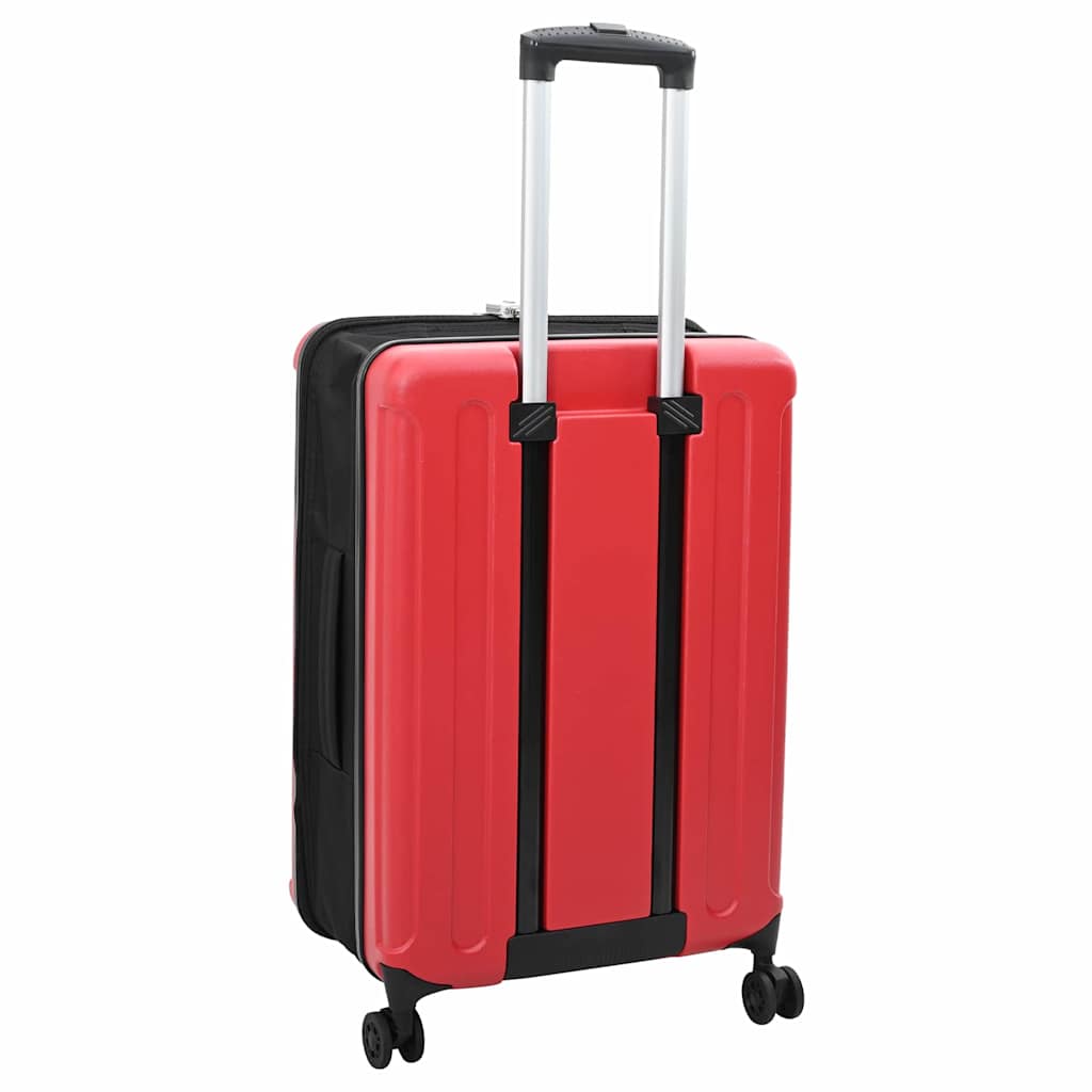 Kofer s zaključavanjem Crvena 43 x 27 x 66 cm ABS plastika