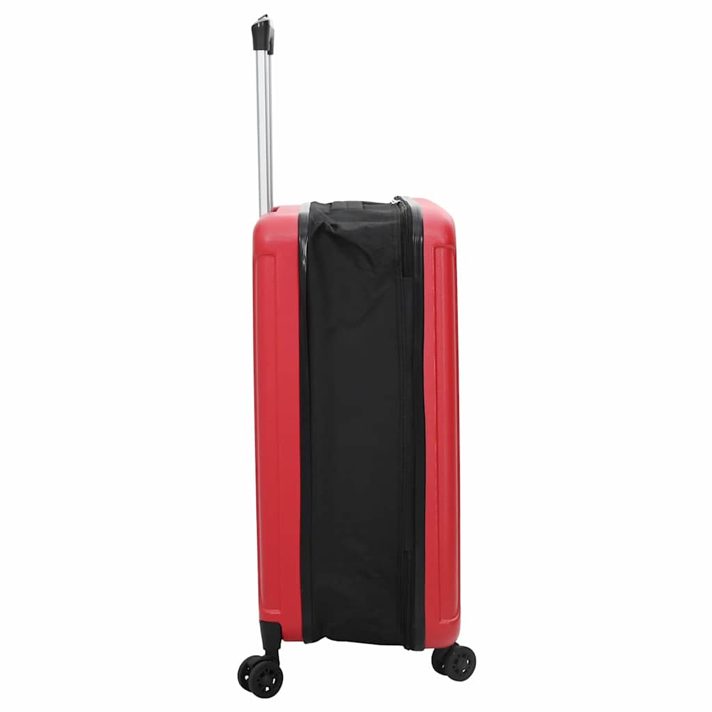 Kofer s zaključavanjem Crvena 43 x 27 x 66 cm ABS plastika