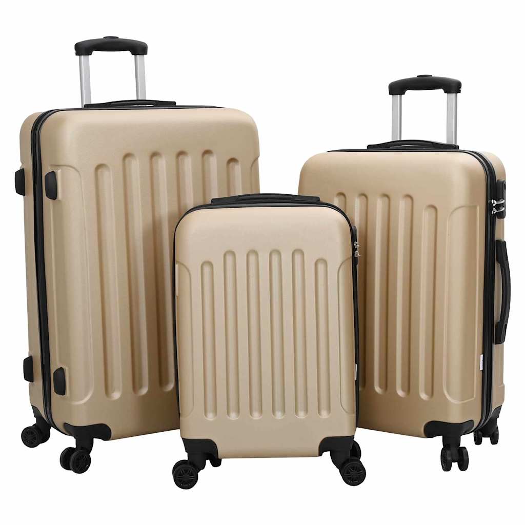 Kofer 3 pcs Šampanjca 50 x 31 x 78 cm ABS plastika