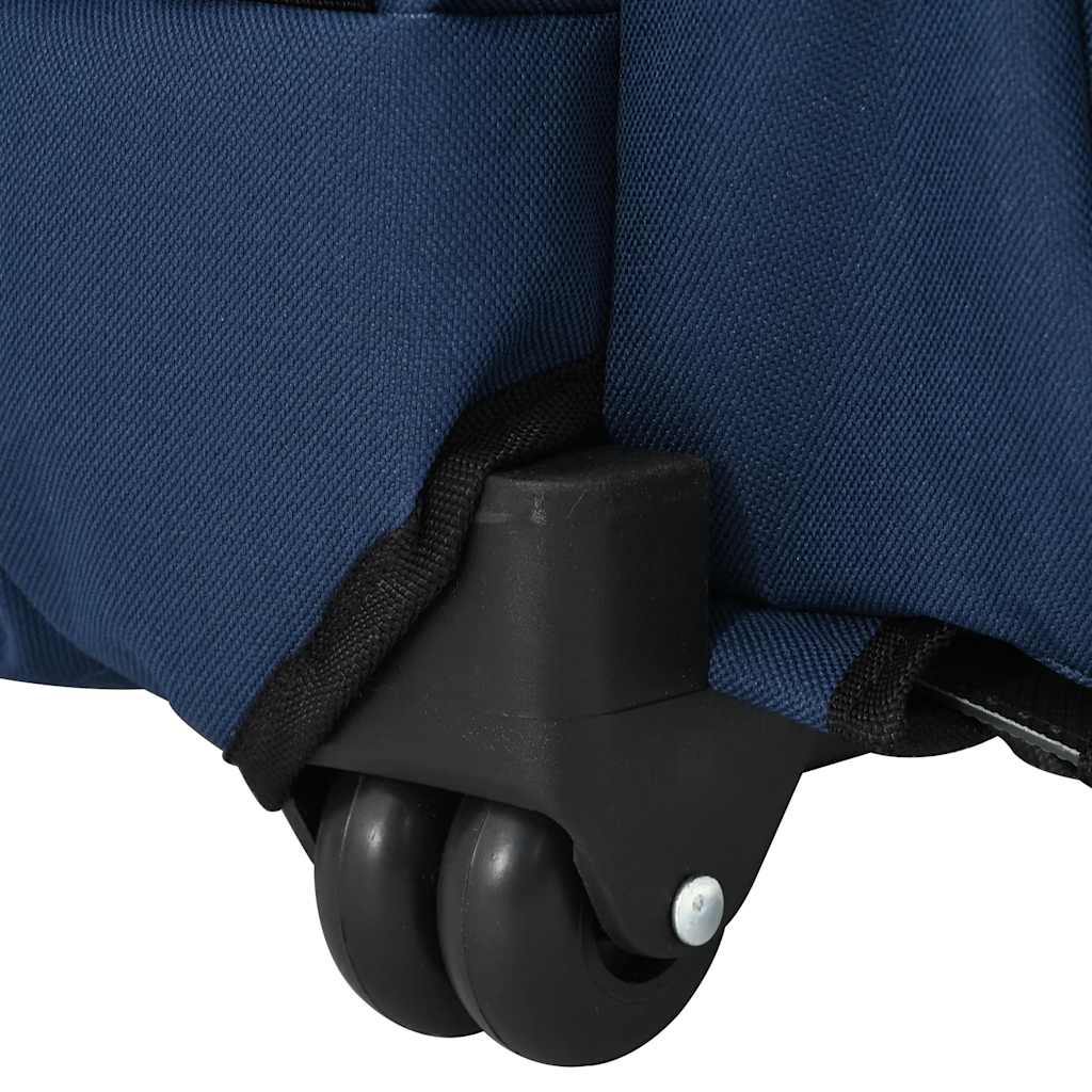 Kolica za kućne ljubimce 3-u-1 Dizajn Plava 48x32x(57-106) cm Oxford tkanina