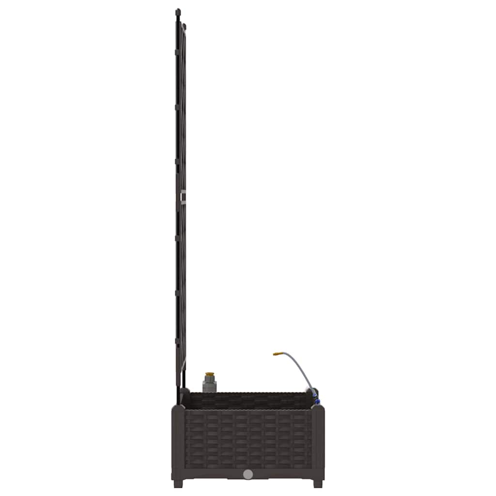 Vrtna saksija Smeđa 40 x 40 x 126 cm Plastika