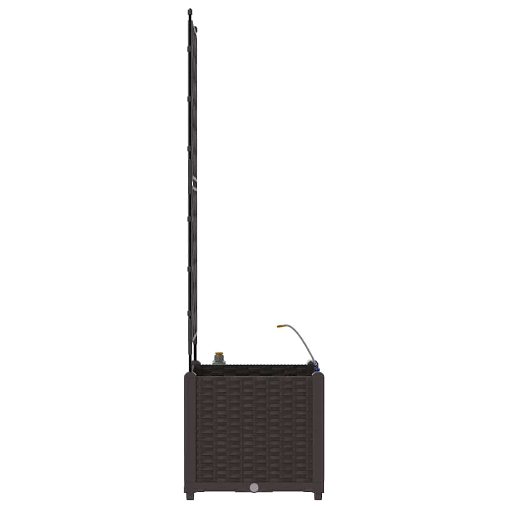 Vrtna saksija Smeđa 40 x 40 x 142 cm Plastika
