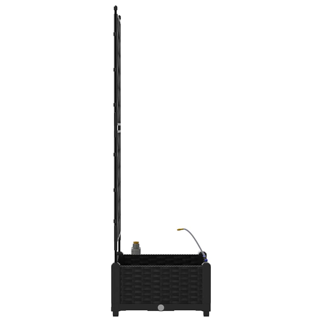 Vrtna saksija Crna 40 x 40 x 126 cm Plastika