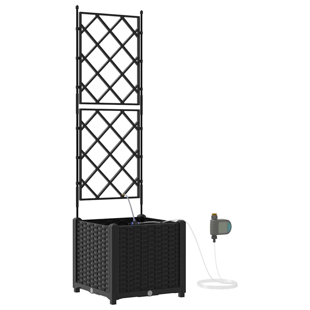 Vrtna saksija Crna 40 x 40 x 142 cm Plastika