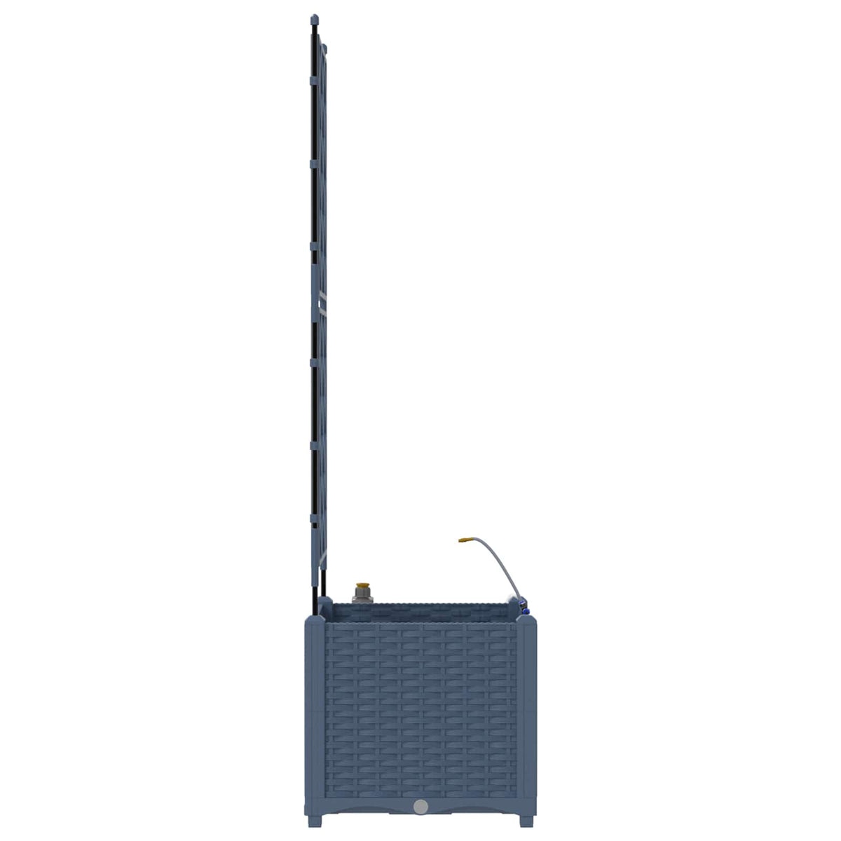 Vrtna saksija Sivi 40 x 40 x 142 cm Plastika