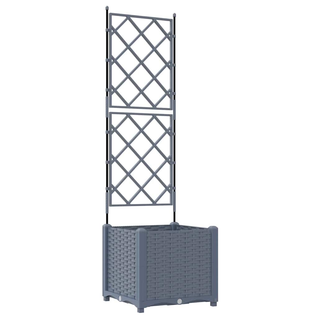 Vrtna saksija Svijetlo siva 40 x 40 x 143 cm Plastika