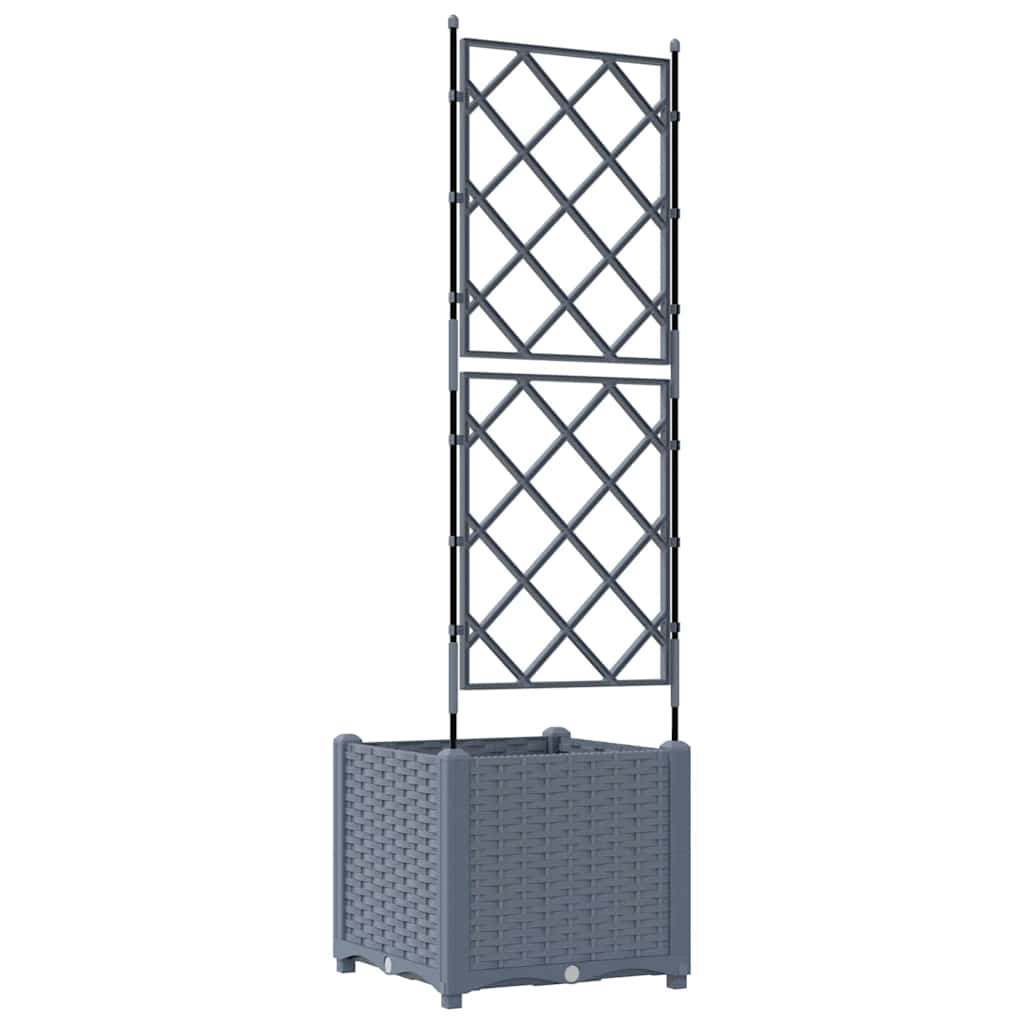 Vrtna saksija Svijetlo siva 40 x 40 x 143 cm Plastika