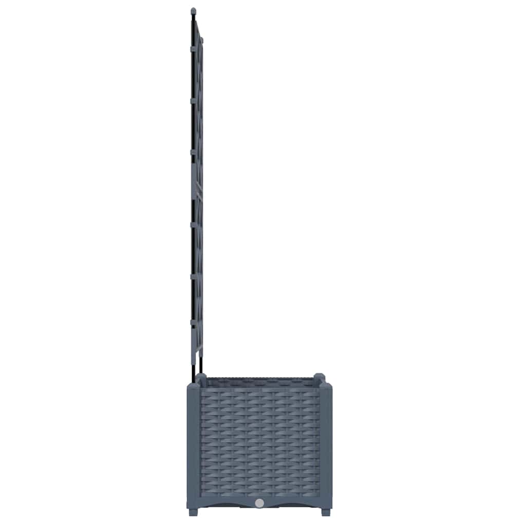 Vrtna saksija Svijetlo siva 40 x 40 x 143 cm Plastika