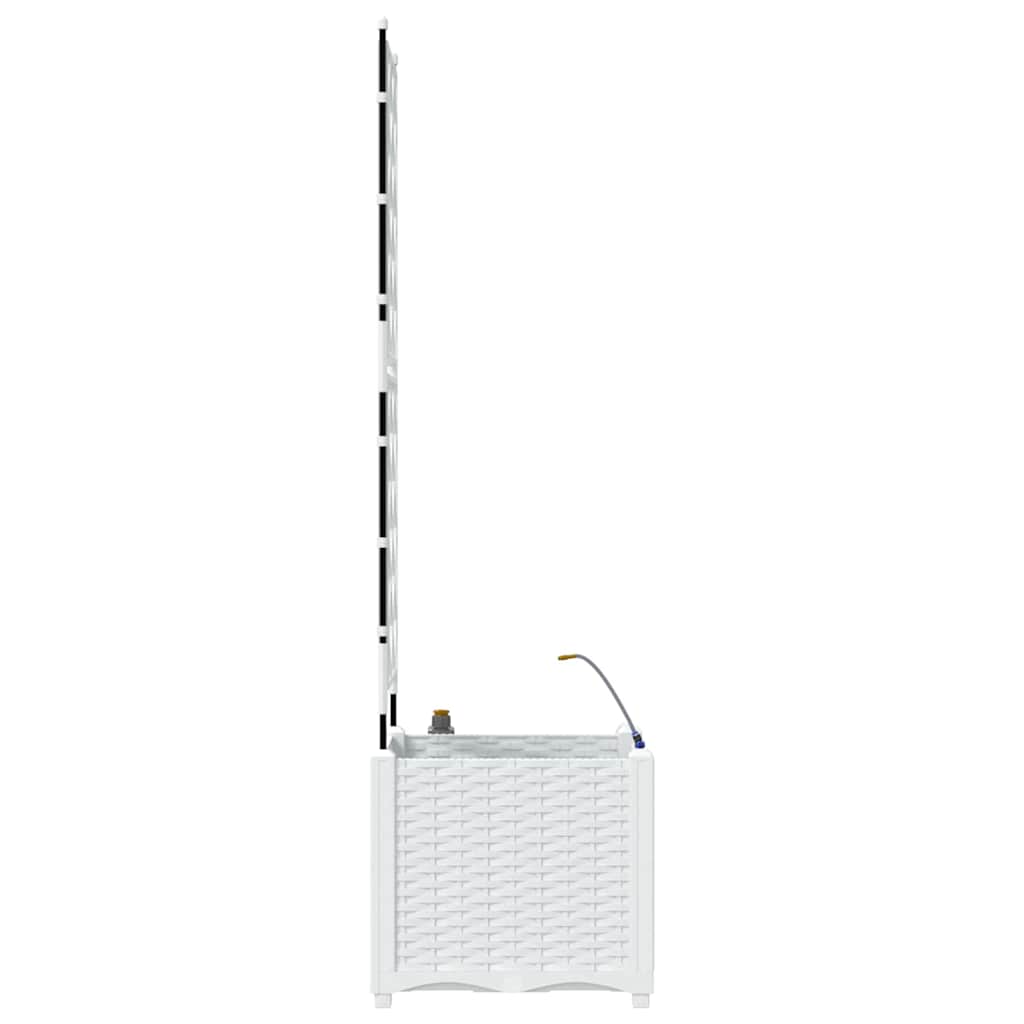Vrtna saksija Bijeli 40 x 40 x 142 cm Plastika