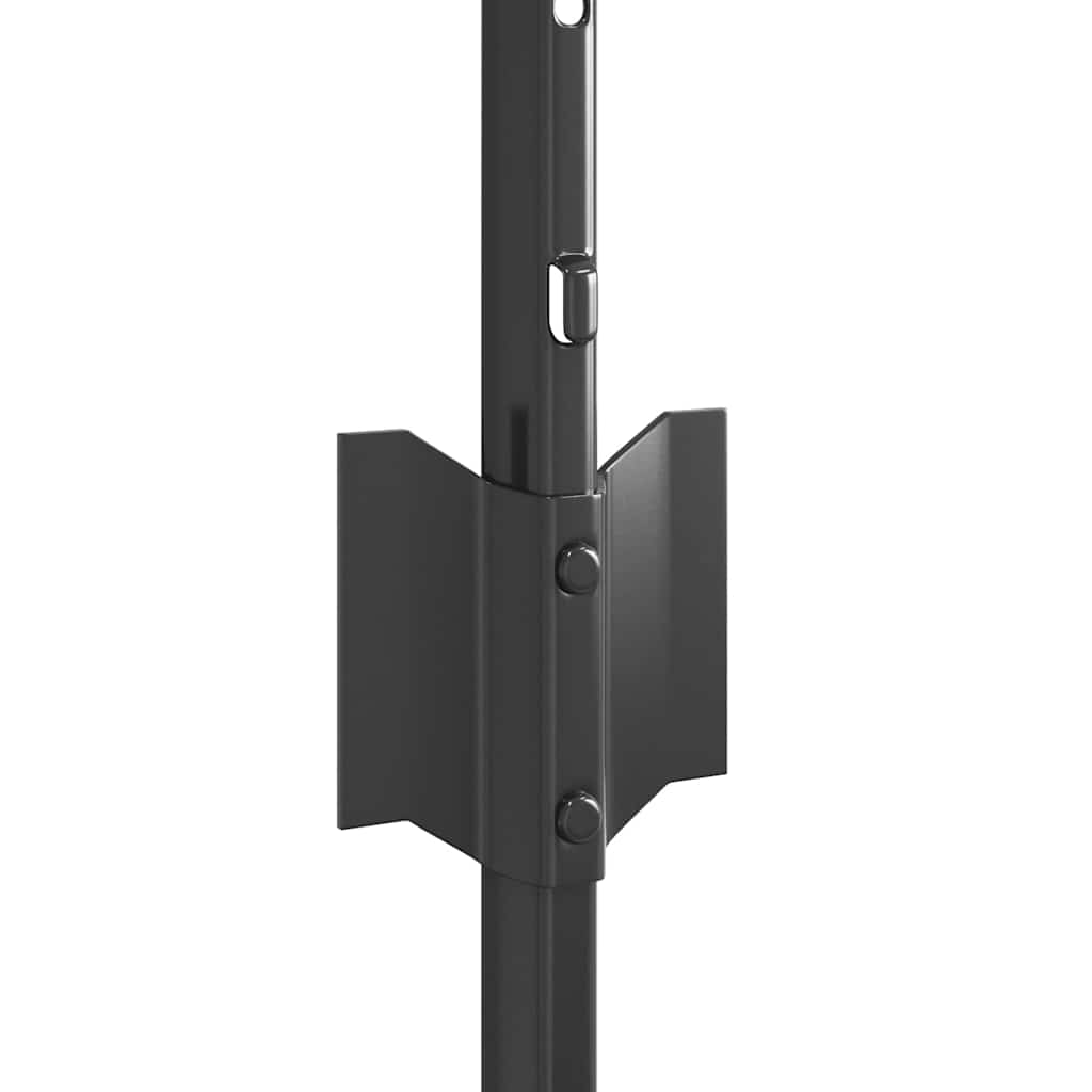 Stup za ogradu 5 pcs Siva 80 cm Čelik