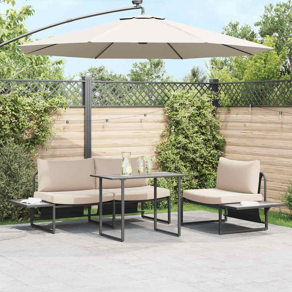 Stol za vrt Siva 100 x 55 x 70 cm boja drva