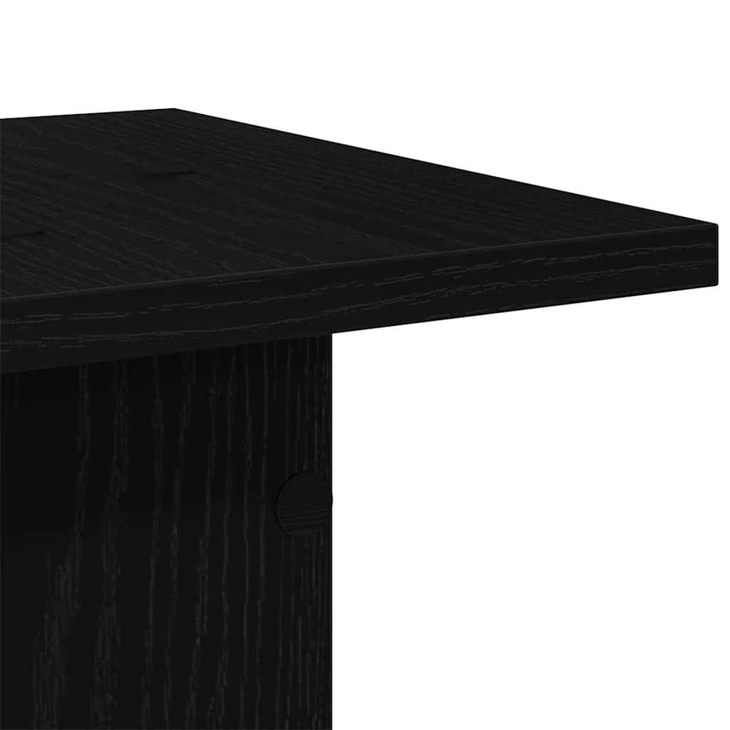 Stalak za zvučnike 2 pcs Crni hrast 30 x 30 x 60 cm