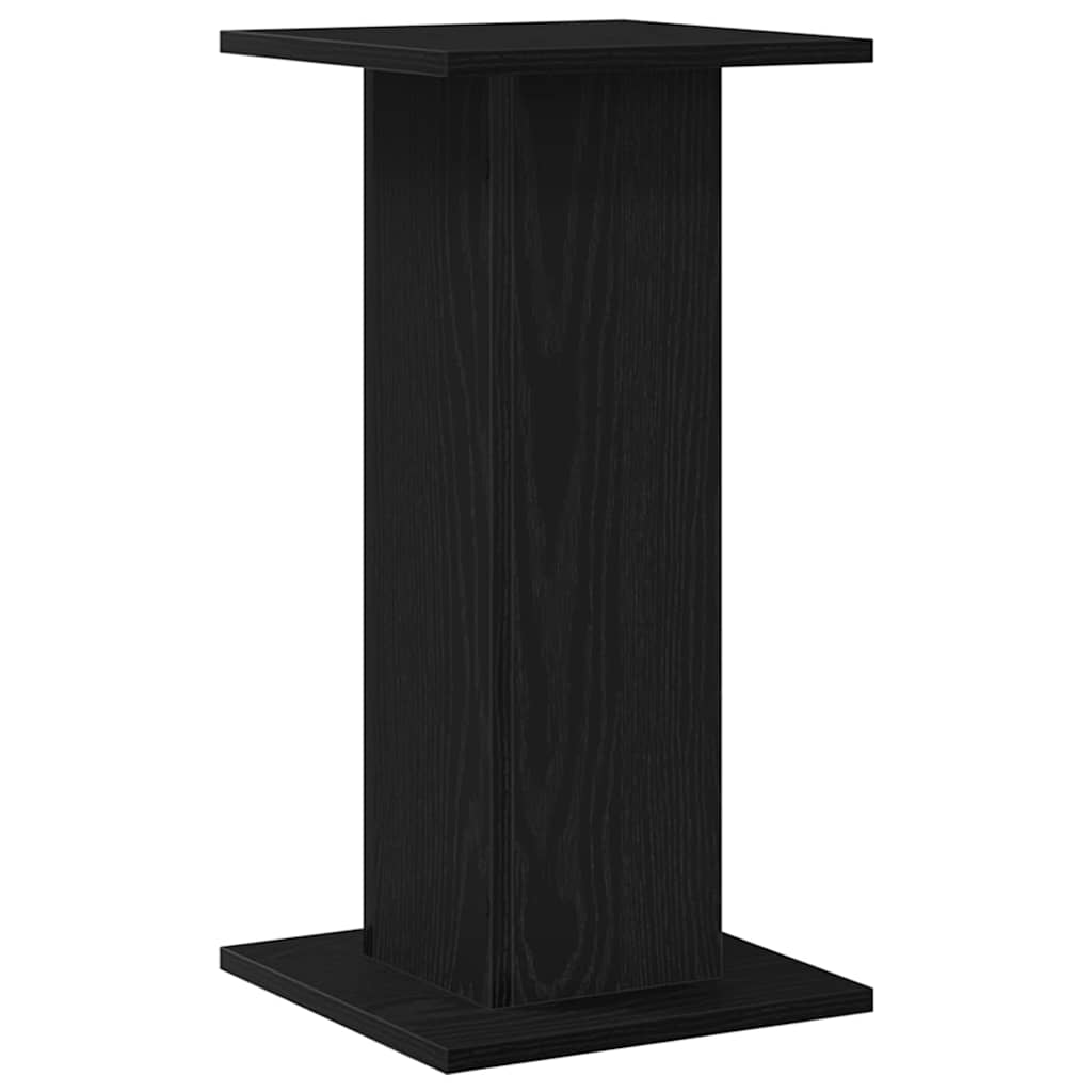 Stalak za zvučnike 2 pcs Crni hrast 30 x 30 x 60 cm