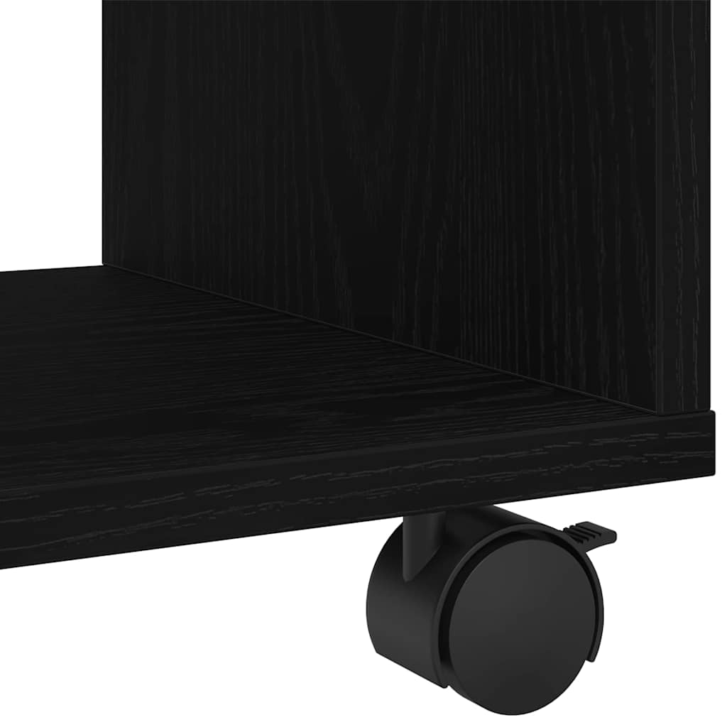 Konačna Stolić Crni hrast 72 x 33 x 42,5 cm Konstruirano drvo